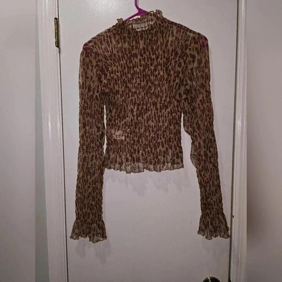 FREE PEOPLE Hello There Top / Leopard Combo NWT Size XS - Picture 12 of 12